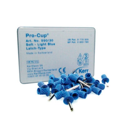 Pro-Cup Copas Profilaxis Sin Rosca Blanda Goma Sin Látex 30 uds Kerr Hawe