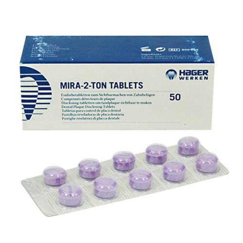 Mira 2 Ton Detector de Sarro Pastillas Masticables 50 uds Hager Werken