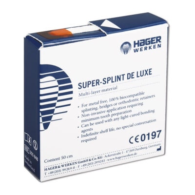 SUPER SPLINT DE LUXE FIBERGLAS 50cm.