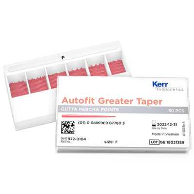Autofit Greater Taper Gutta Percha 50u. Kerr Hawe