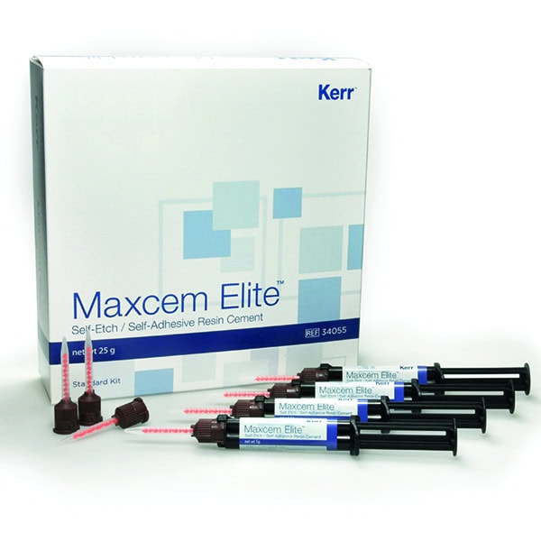 Maxcem Elite Kit Standard Cemento de Resina 5 Jeringas 5g Kerr Hawe