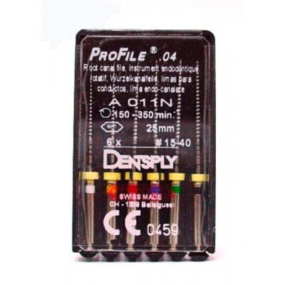 Limas Profile Conicidad .04 Ni-Ti 25mm 6 uds Maillefer
