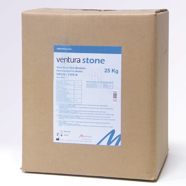 Escayola Ventura Stone G.P.S. Tipo III Azul 25 Kg Caja Madespa