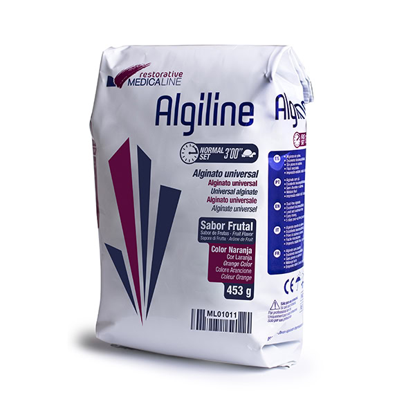 Algiline Alginato Rápido/NormalSabor Frutas Medicaline 453gr.