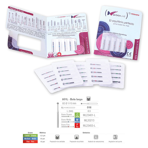 801C-012 FRESA FG DIAMANTE FIG 001 GRUESO 5 U.