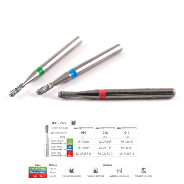 830C-010 FRESA FG DIAMANTE FIG 233 GRUESO 5 U.