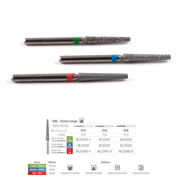 848C-014 FRESA FG DIAMANTE FIG 173 GRUESO 5 U.