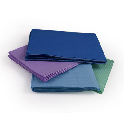 Baberos de Papel con Plástico Caja 500 Uds. Medicaline