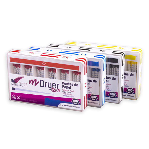 mDryer Easy Puntas de Papel mConic Easy 100uds. Medicaline