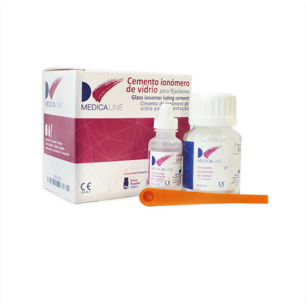 mZem Glass Cemento Ionómero de Vidrio 35gr+15ml Medicaline