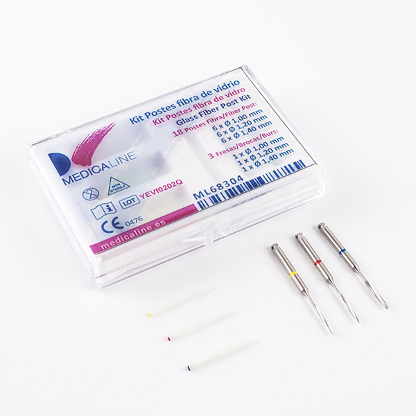 mPost Glass Kit Postes de Fibra de Vidrio con Fresas Medicaline
