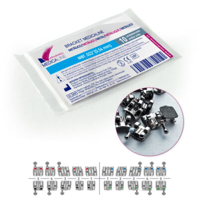 Bracket Metálico ML Roth .022 Reposición 10u Medicaline