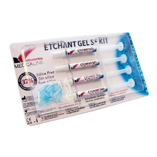Gel Grabador ML Ortho Azul 37% Ácido Fosfórico 4 jeringas 1,2 ml Medicaline