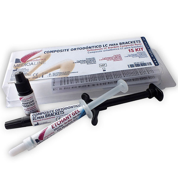 Composite ML Ortho Cemento Brackets Kit 4x5gr Medicaline