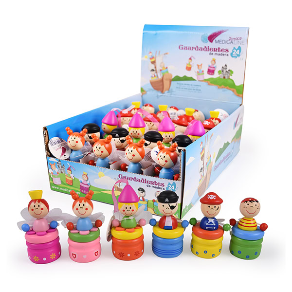 Guardadientes Junior de Madera 12 uds. Medicaline