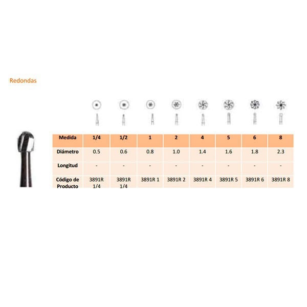 4 FG CARB.TUNGS.FIG.1 5uds.