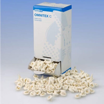 Funda Protectora Cónica Omnitex C Látex, Jeringas, Blanco 500 uds Omnia