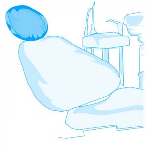 Cubrecabezal Sillón Absorbente Ø 28 cm con Elástico, Verde, 200 uds Omnia