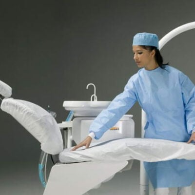 Funda Protectora Respaldo y Asiento, Universal, Impermeable 15 unidades Omnia BLANCO 15u.