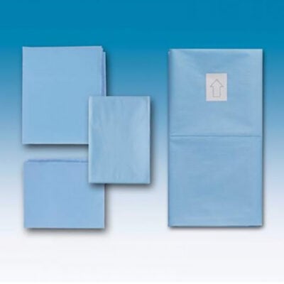 Talla Quirúrgica Hidrorepelente Estéril 50x50cm Azul 150uds Omnia