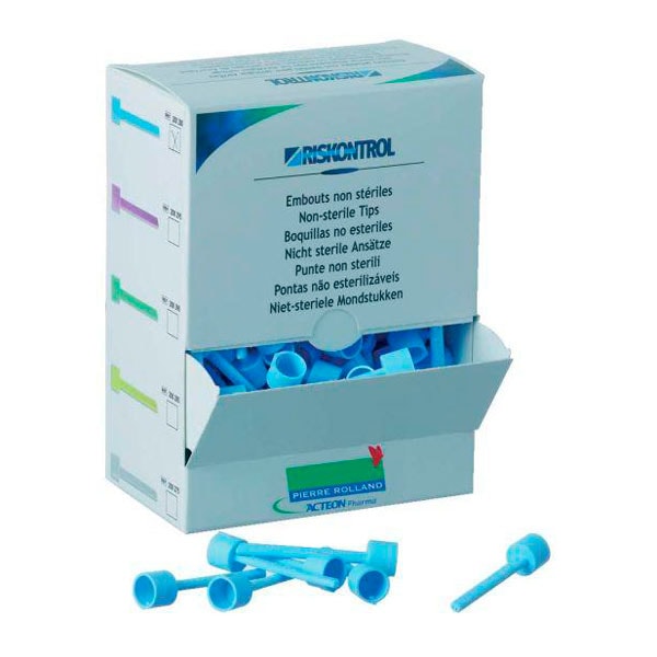 Classic by Riskontrol Boquillas NO Estériles 250 uds. Pierre Rolland AZUL