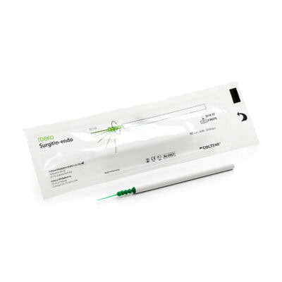 Surgitip Endo Cánula Aspiración 0,35mm ISO 60 Estéril Caja 20 uds + Adaptador Roeko