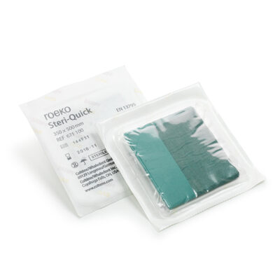 Servilletas Estériles Steri Quick 35x50cm PE + Celulosa Caja 80 unidades Roeko