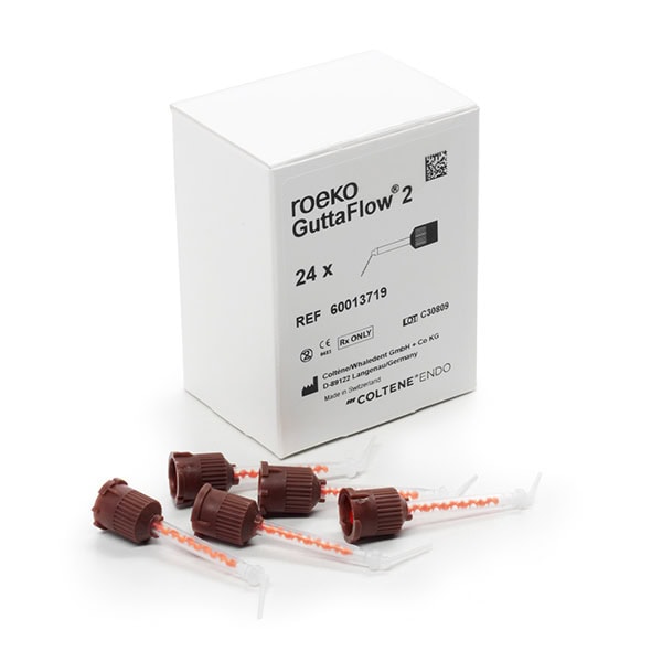 GuttaFlow 2 Puntas de Mezcla 4:1 Reposición 24 unidades Roeko
