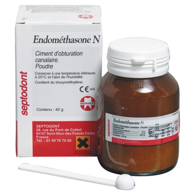 Endomethasone N Cemento Endodoncia Frasco 42gr con Dosificador Septodont