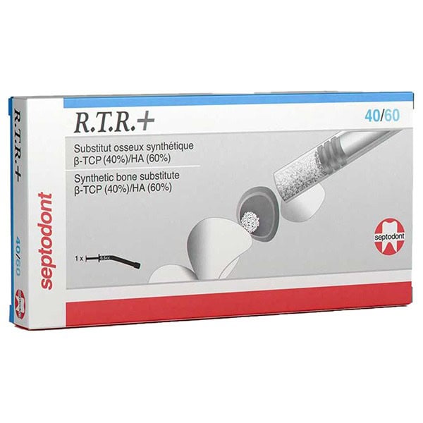 R.T.R.+ 40/60 Material Injerto Óseo Sintético Jeringa 0.5cc Septodont