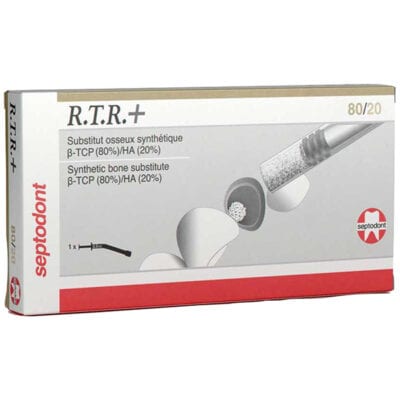 R.T.R.+ 80/20 Sustituto Óseo Sintético Jeringa 0.5cc Septodont
