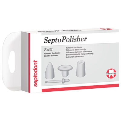 Septopolisher Pulidores de Silicona Reposición Surtido 8 uds y Mandril de Septodont