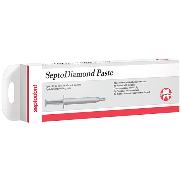 Septodiamond Paste Pasta de Pulido de Diamante, Extra Fina, Jeringa 2g de Septodont