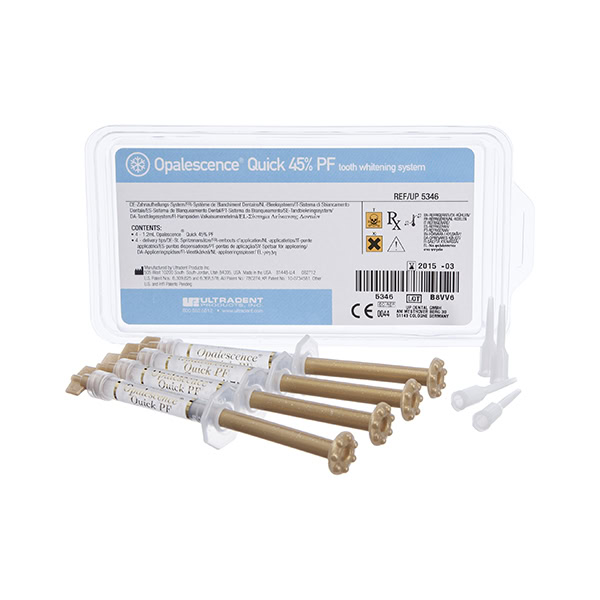 Opalescence Quick PF 45% Kit Blanqueamiento Clínica 4 Jeringas 1,2ml. Ultradent