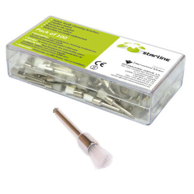 Cepillo Profilaxis Nylon Punta 100 Uds. Starline