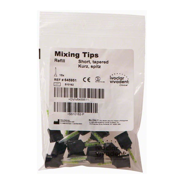 Puntas de Mezcla Cortas Multilink Automix - Telio Reposición Bolsa 15 uds. Ivoclar Vivadent