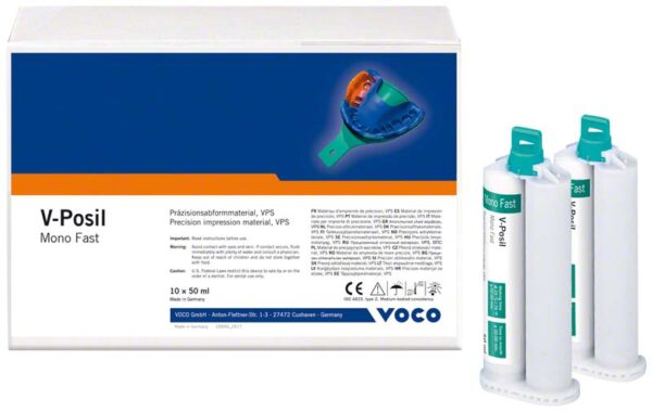 V-Posil Silicona de Adición Mono Fast 2x50 ml. VOCO