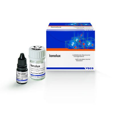 Ionolux Ionómero de Vidrio 12gr. Polvo + 5gr. Líquido VOCO - COLOR A2