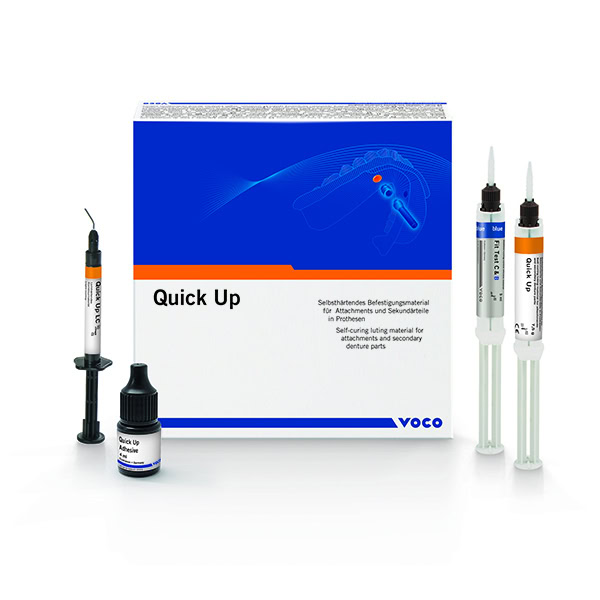 Quick Up Set Fijación para Prótesis 3 Jeringas 1 Frasco VOCO