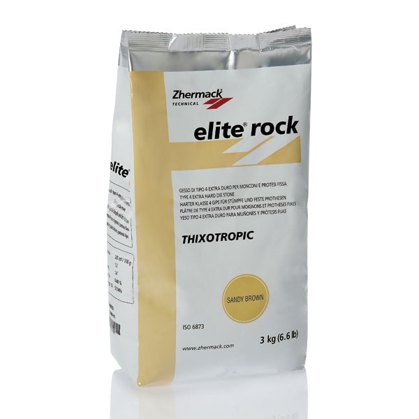 Elite Rock Yeso Implantología Clase IV 3kg Zhermack Zhermack CREMA
