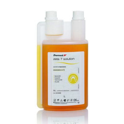 Zeta 7 Solution 1L para Desinfección de Impresiones Zhermack