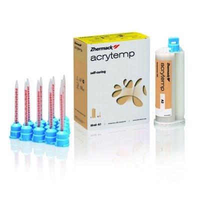 Acrytemp Color Resina Biacrílica Autopolimerizable Cartucho 50ml Zhermack