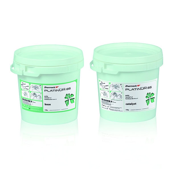 Platinum 85 Silicona de Adición Putty Normal Set 5kg + 5kg Zhermack