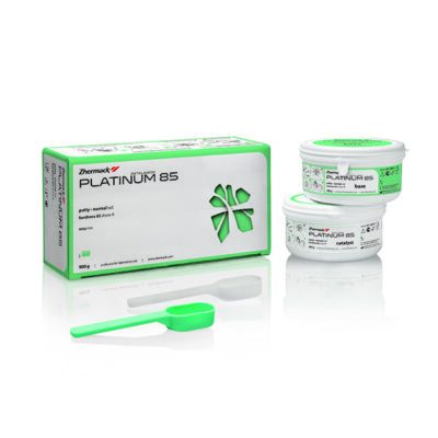 Platinum 85 Silicona de Adición Putty Normal Set Bote 450g + 450g Zhermack