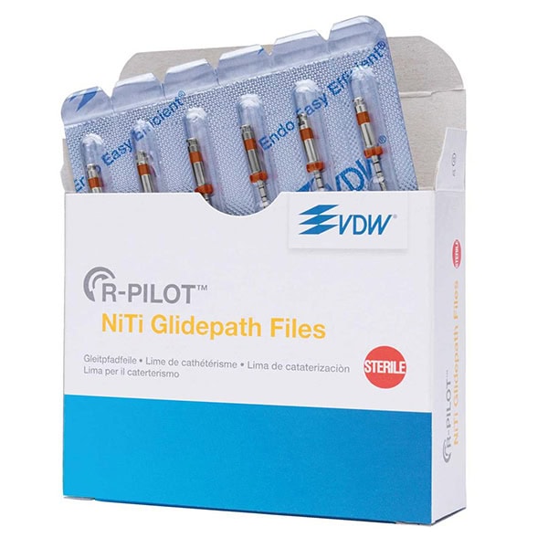 R-Pilot Niti Glidepath Files Limas Blister 6 unidades VDW - Zipperer 21mm. 6u.