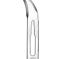 Cuchillo odontológico personalizado para procedimientos dentales y ortodónticos en productos odontológicos.