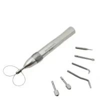 Cuidado dental con instrumentos personalizados para odontología, incluyendo pijas y herramientas para restauración y cirugía dental. Calidad y precisión en productos odontológicos.