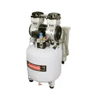 Compresor odontológico compacto y eficiente para tratamientos dentales, ideal para clínicas y laboratorios que buscan calidad y durabilidad en equipos personalizados.