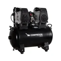 Compresor dental profesional para clínicas odontológicas, ideal para equipos de punción y otros instrumentos. Diseño compacto y potente, optimizando el rendimiento en tratamientos dentales.