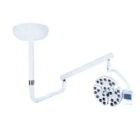 Sistema de iluminación LED para odontología con brazo articulado y fuente de luz ajustable, ideal para procedimientos dentales precisos y personalizados.